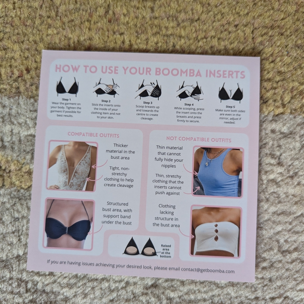 Boomba Demi Boost Inserts Size S (A/B/C) - Picture 9 of 9